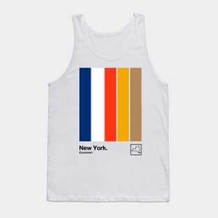 New York // Original Minimalist Artwork Design Tank Top